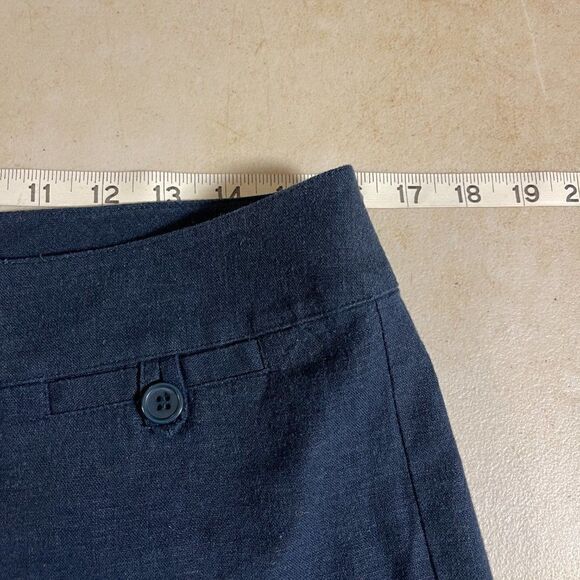 In the Now Linen Blend Lightweight Blue Pants Size 10 - Picture 7 of 10